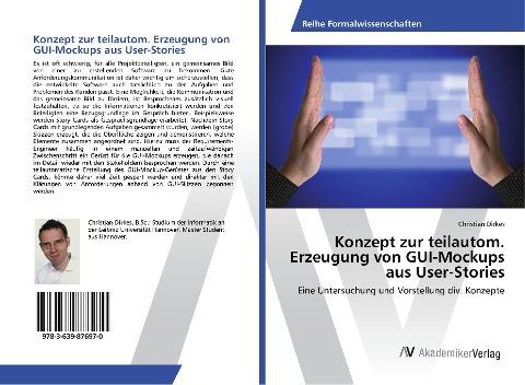 Konzept zur teilautom. Erzeugung von GUI-Mockups aus User-Stories