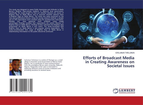 Efforts of Broadcast Media in Creating Awareness on Societal Issues