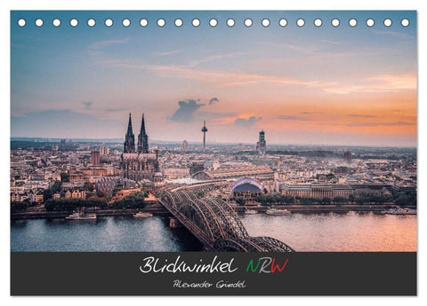 Blickwinkel NRW (Tischkalender 2026 DIN A5 quer), CALVENDO Monatskalender