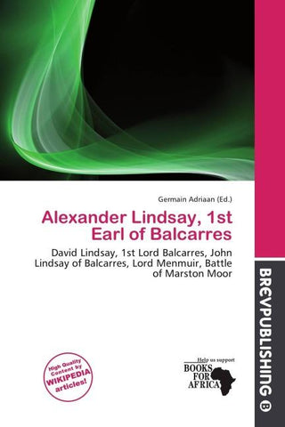 Alexander Lindsay, 1st Earl of Balcarres