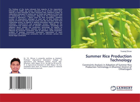 Summer Rice Production Technology
