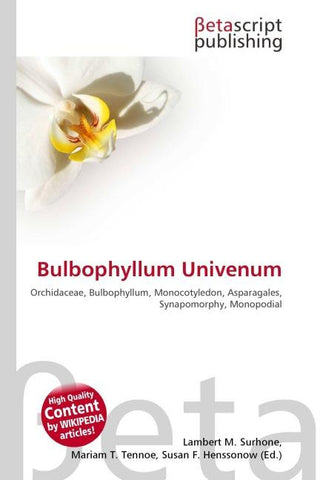 Bulbophyllum Univenum