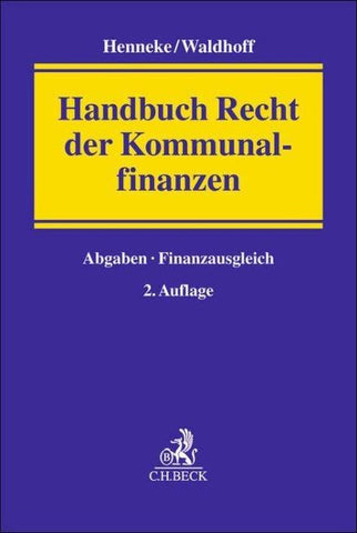 Handbuch Recht der Kommunalfinanzen