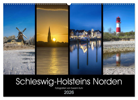 Schleswig-Holsteins Norden (Wandkalender 2026 DIN A2 quer), CALVENDO Monatskalender