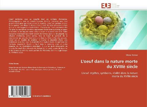 L'oeuf dans la nature morte du XVIIIè siècle