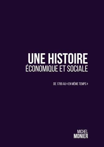 Une histoire économique et sociale