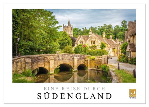 Eine Reise durch Südengland (Tischkalender 2026 DIN A5 quer), CALVENDO Monatskalender
