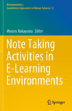 Note Taking Activities in E-Learning Environments