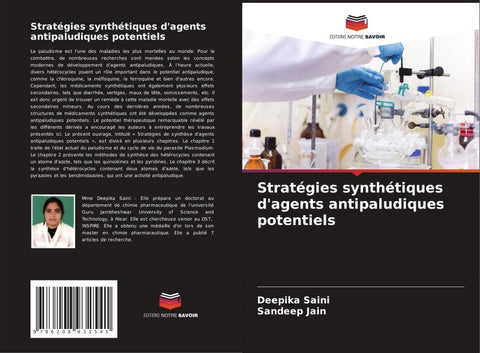 Stratégies synthétiques d'agents antipaludiques potentiels