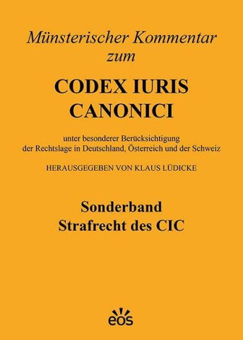 Münsterischer Kommentar zum CIC - Sonderband Strafrecht des CIC