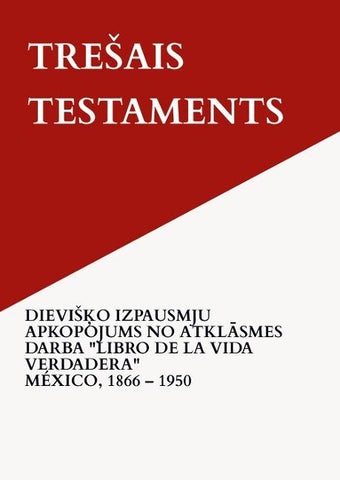 TRE¿AIS TESTAMENTS