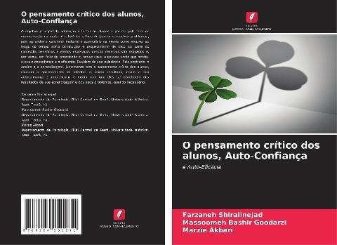 O pensamento crítico dos alunos, Auto-Confiança