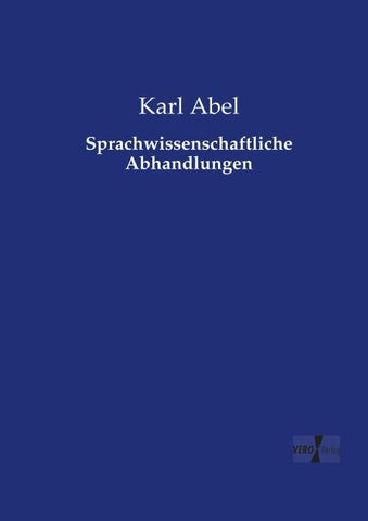 Sprachwissenschaftliche Abhandlungen