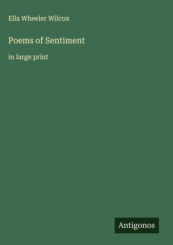Poems of Sentiment