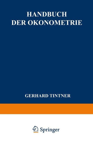 Handbuch der Ökonometrie
