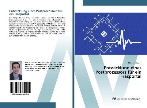Entwicklung eines Postprozessors für ein Fräsportal