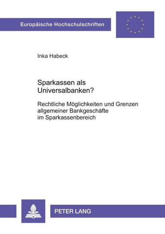 Sparkassen als Universalbanken?