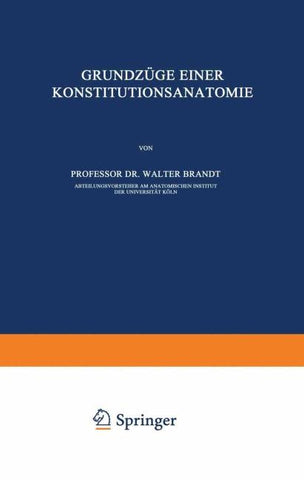 Grundzüge Einer Konstitutions Anatomie