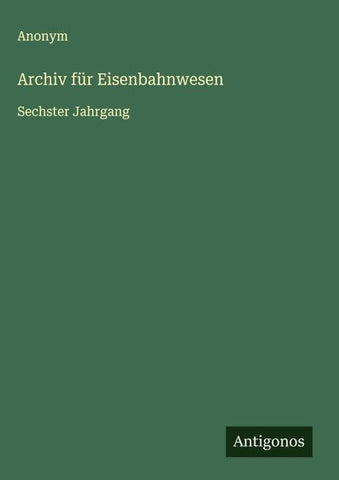 Archiv für Eisenbahnwesen