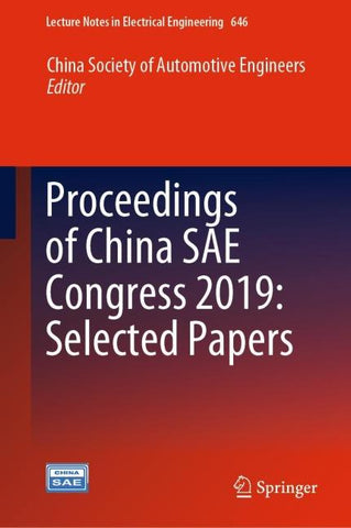 Proceedings of China SAE Congress 2019: Selected Papers