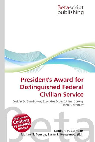 President's Award for Distinguished Federal Civilian Service