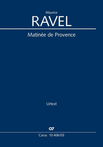 Matinée de Provence (Klavierauszug)