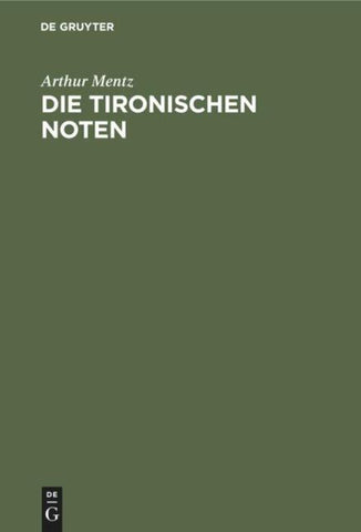 Die Tironischen Noten