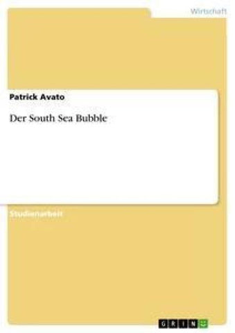 Der South Sea Bubble