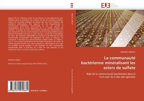 La communauté bactérienne minéralisant les esters de sulfate
