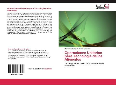 Operaciones Unitarias para Tecnología de los Alimentos