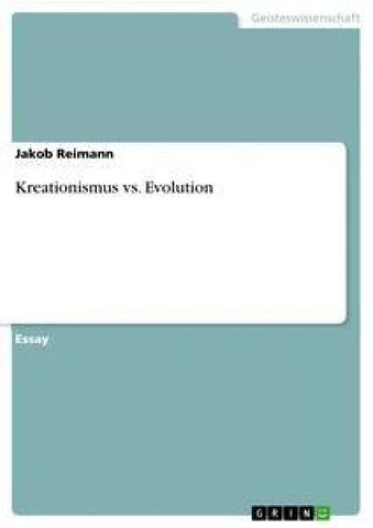 Kreationismus vs. Evolution