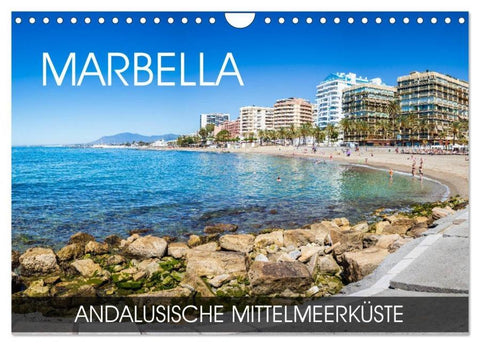 Marbella - andalusische Mittelmeerküste (Wandkalender 2026 DIN A4 quer), CALVENDO Monatskalender