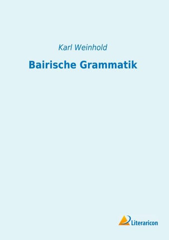Bairische Grammatik