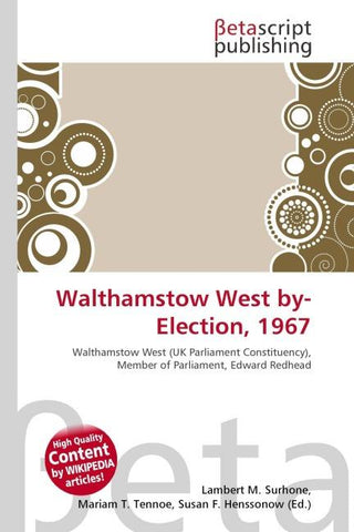 Walthamstow West by-Election, 1967