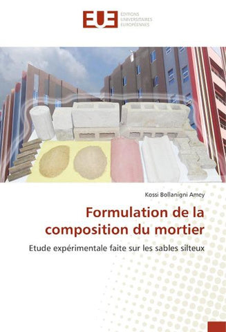 Formulation de la composition du mortier
