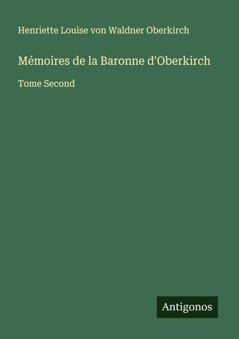 Mémoires de la Baronne d'Oberkirch