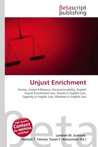 Unjust Enrichment