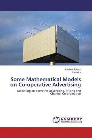 Some Mathematical Models on Co-operative Advertising