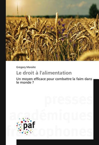 Le droit à l'alimentation