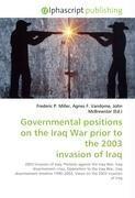 Governmental positions on the Iraq War prior to the 2003 invasion of Iraq