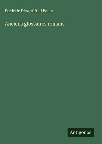 Anciens glossaires romans