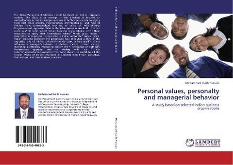 Personal values, personalty and managerial behavior