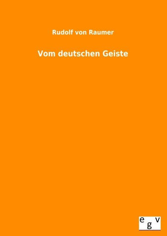 Vom deutschen Geiste
