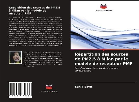 Répartition des sources de PM2.5 à Milan par le modèle de récepteur PMF