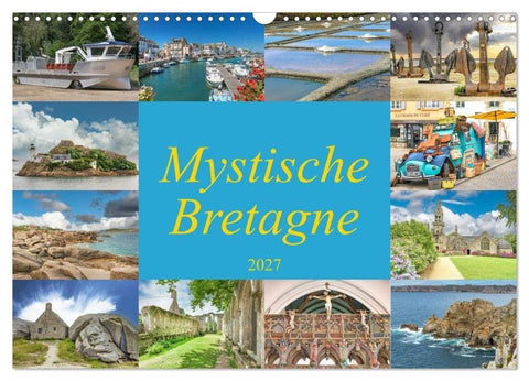 Mystische Bretagne (Wandkalender 2027 DIN A3 quer), CALVENDO Monatskalender