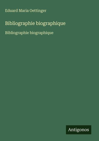 Bibliographie biographique