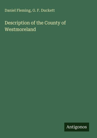 Description of the County of Westmoreland