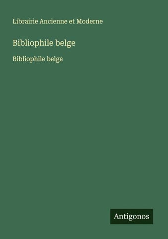 Bibliophile belge