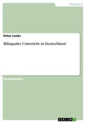 Bilingualer Unterricht in Deutschland