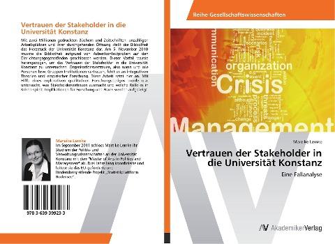 Vertrauen der Stakeholder in die Universität Konstanz